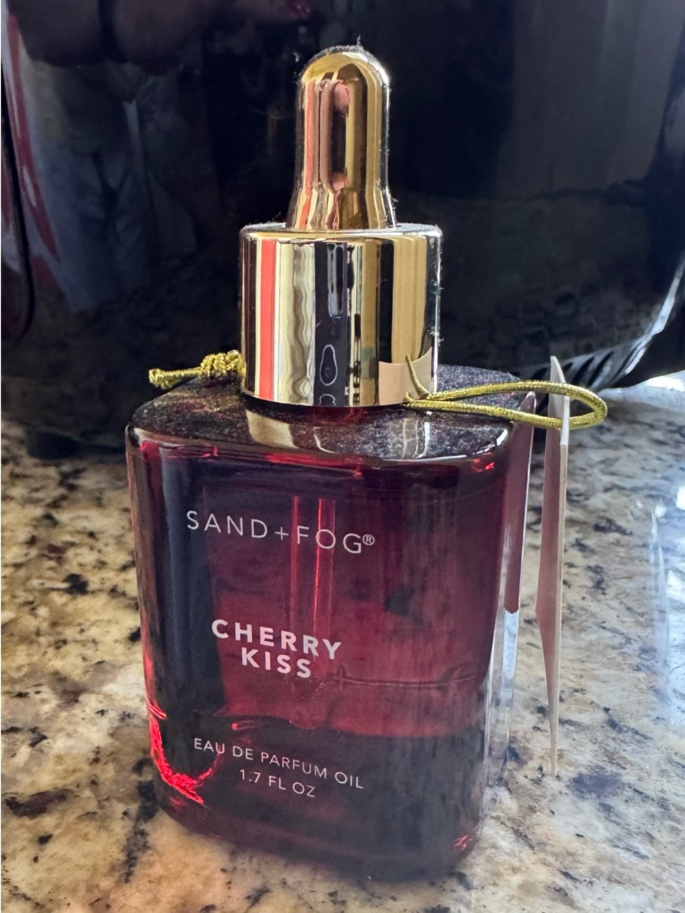 SAND+FOG Cherry Kiss Body & Bath Oil - Deep Red